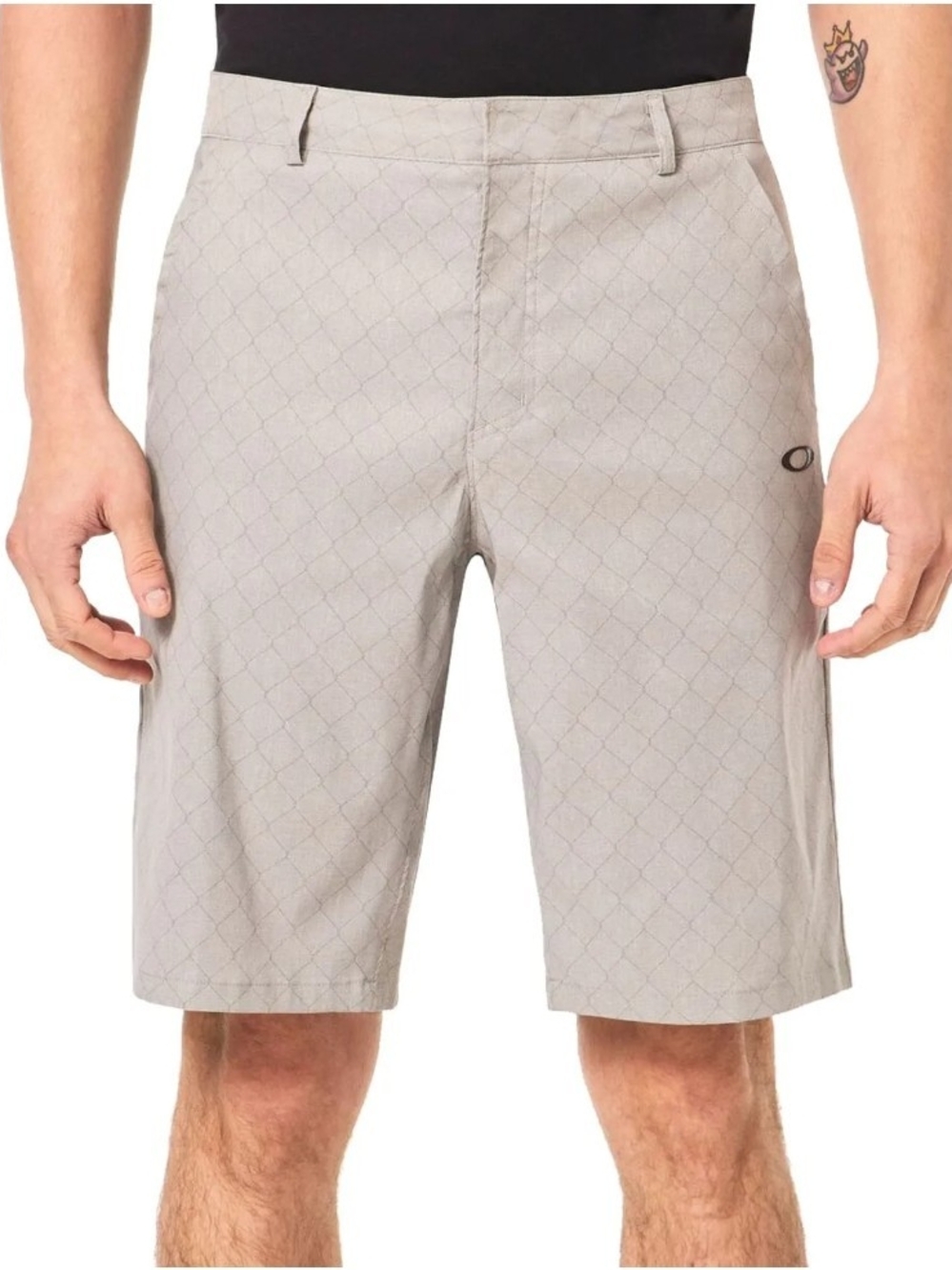 Mens Oakley Perf Terrain Grid Grey Golf Short Regular Fit Size 29